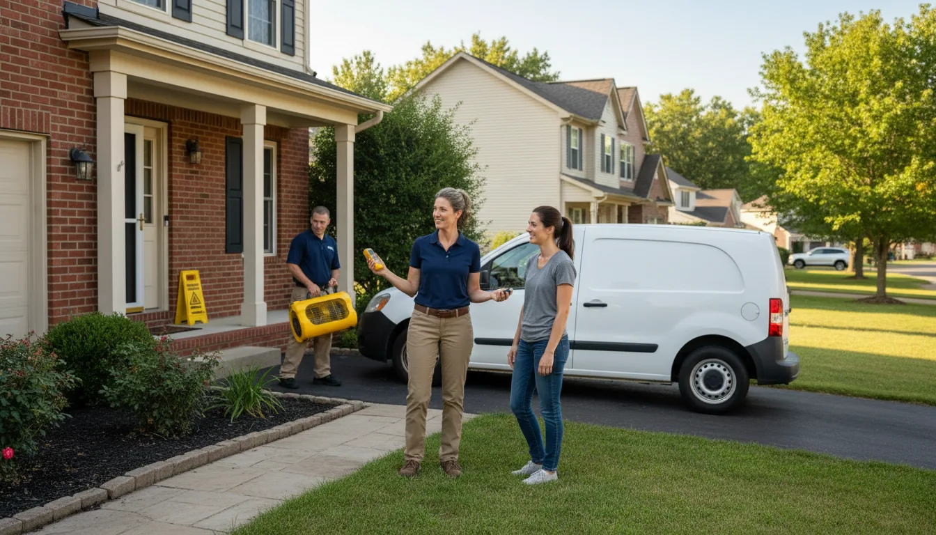 Water restoration image for Water Damage & Restoration Services in Glendale, OR